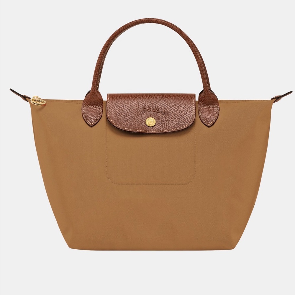 Longchamp Classic Brown and Tan Tote